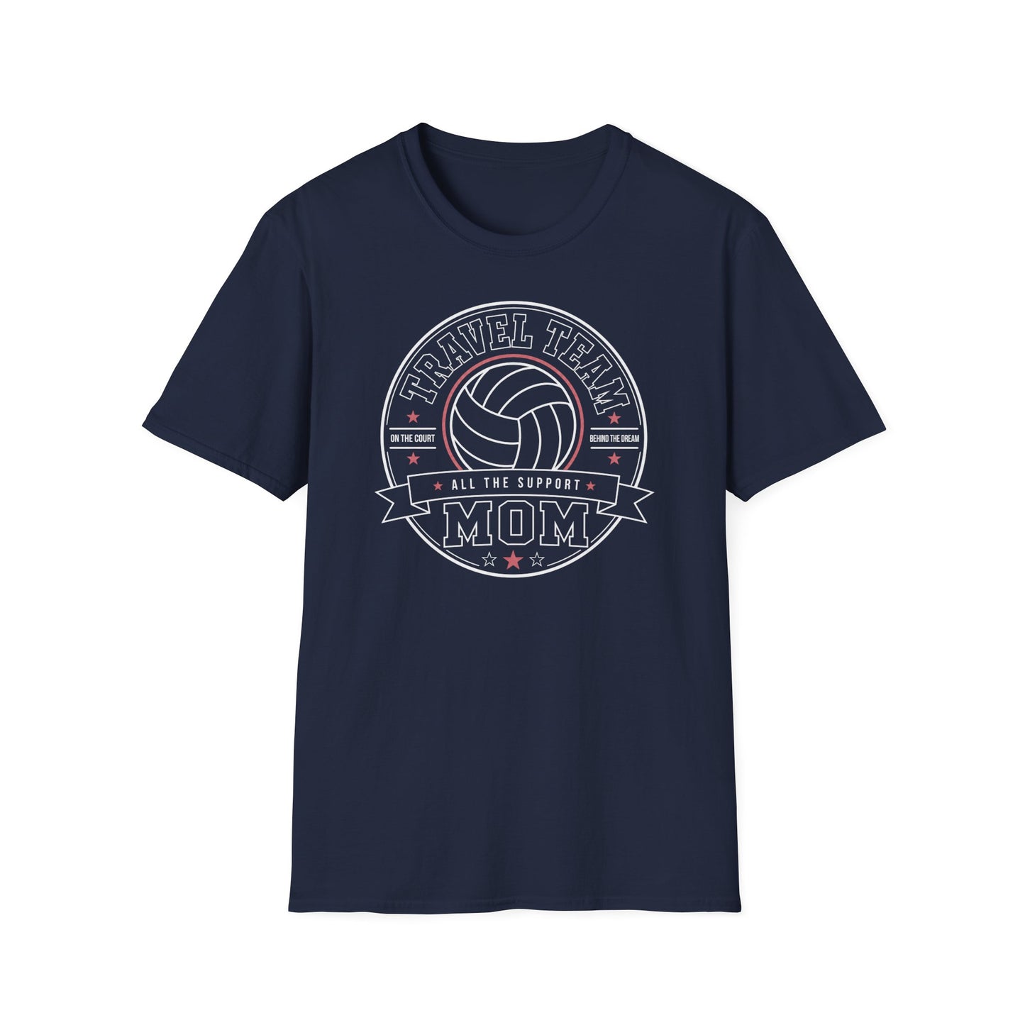 Travel team all the support mom volleyball T-Shirt