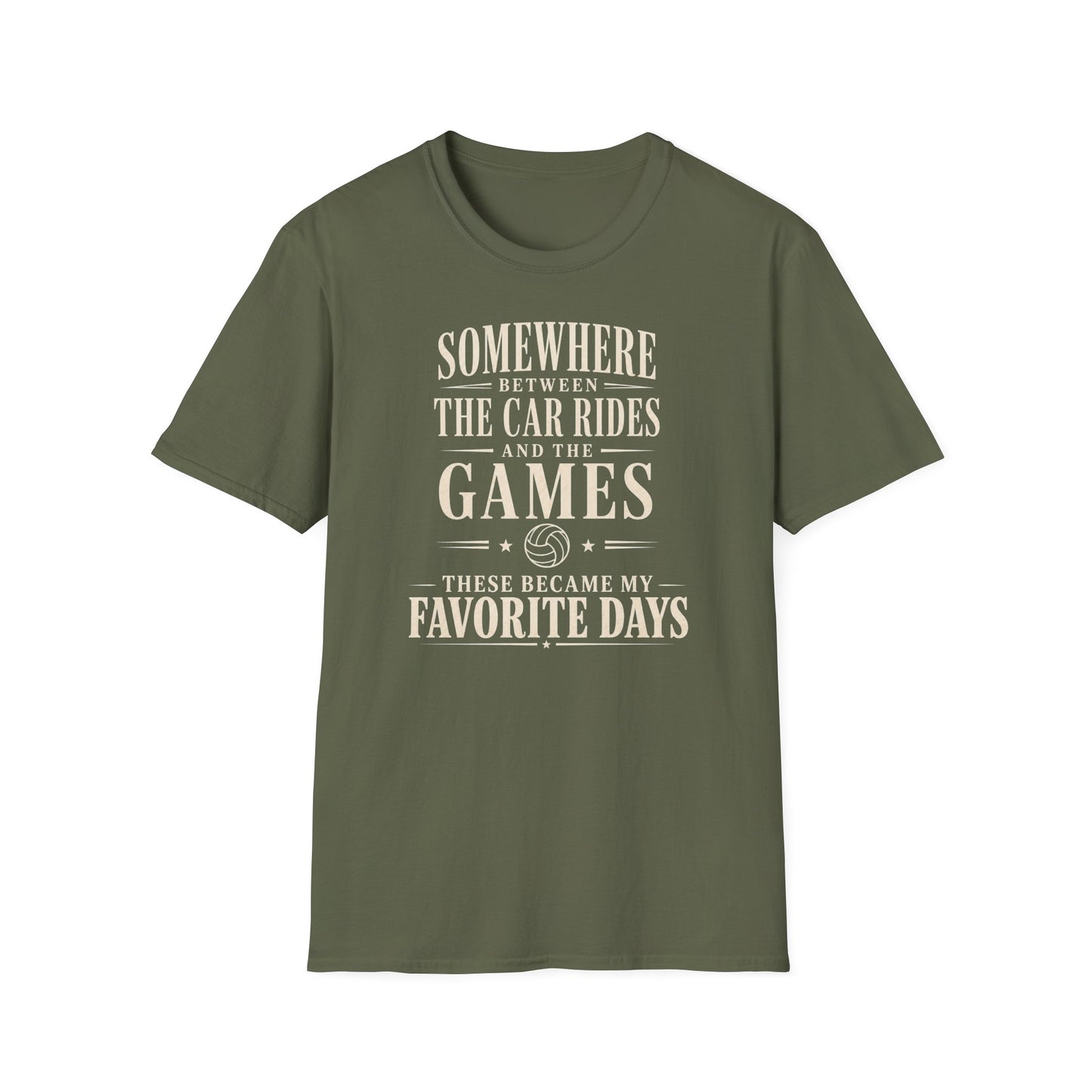 Somewhere between car rides and the games these became my favorite days volleyball T-Shirt