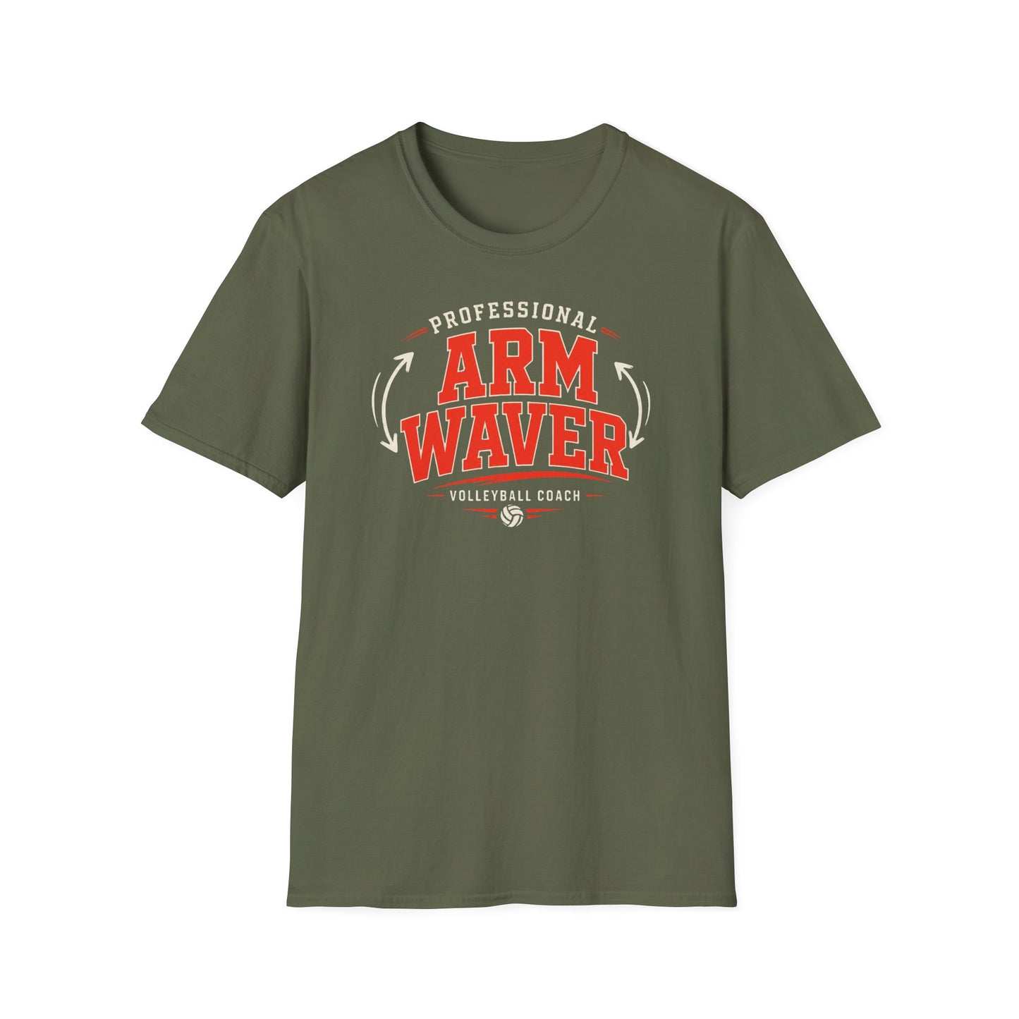 Professional arm waver coach volleyball T-Shirt