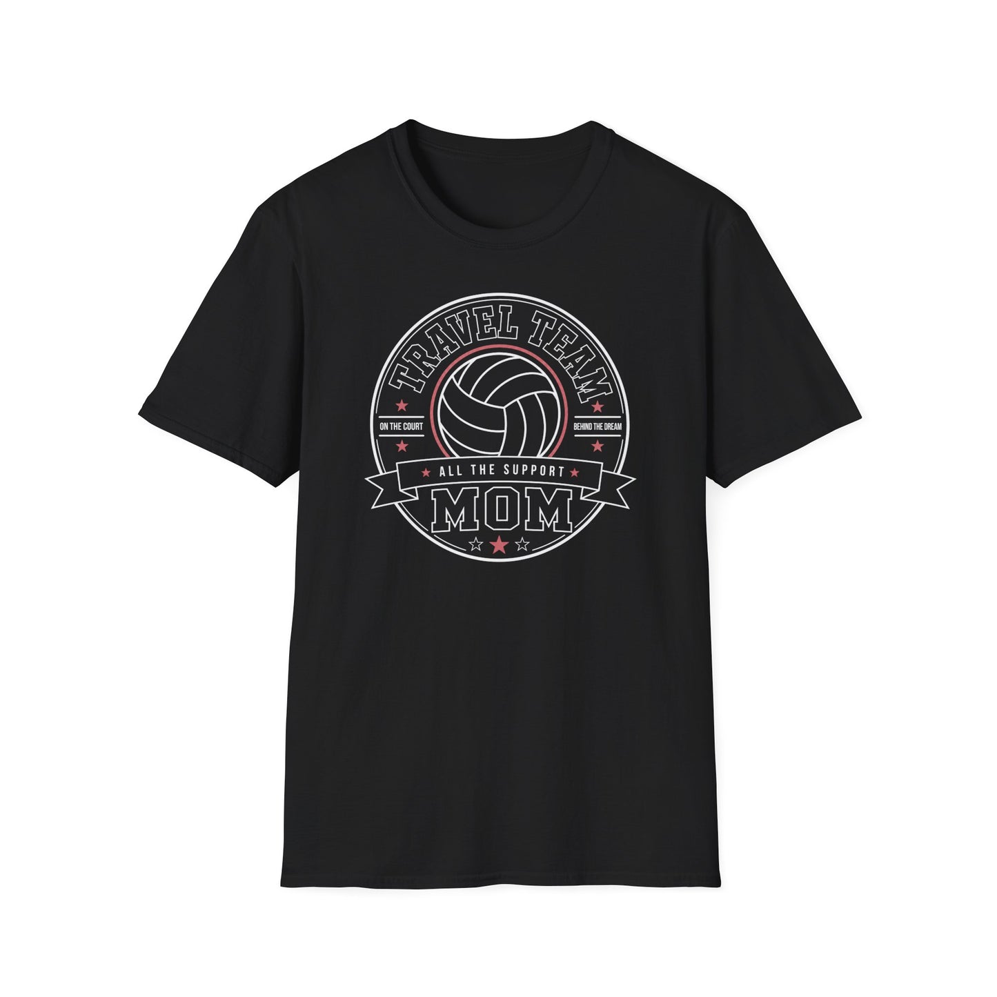 Travel team all the support mom volleyball T-Shirt