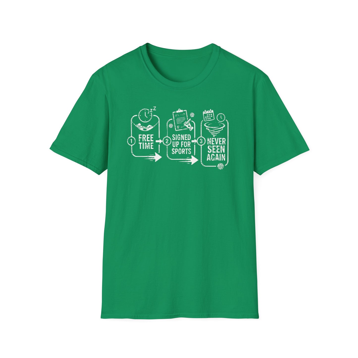 Free time signed up for sports never seen again volleyball T-Shirt