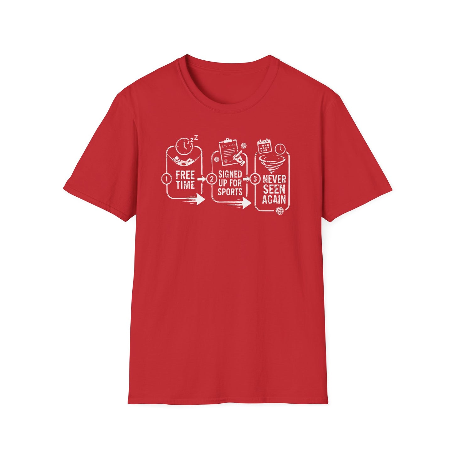 Free time signed up for sports never seen again volleyball T-Shirt