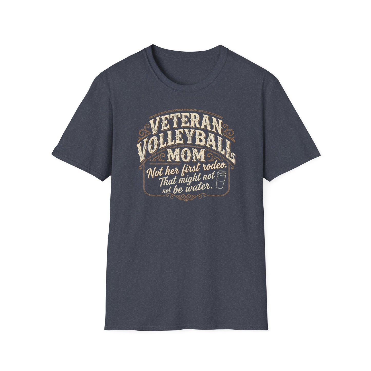 Veteran volleyball mom not her first rodeo T-Shirt