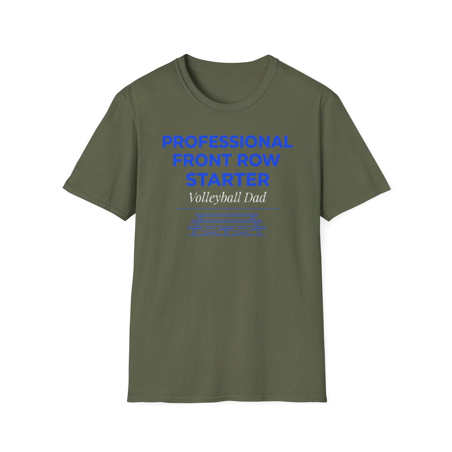 Professional front row starter volleyball dad T-Shirt