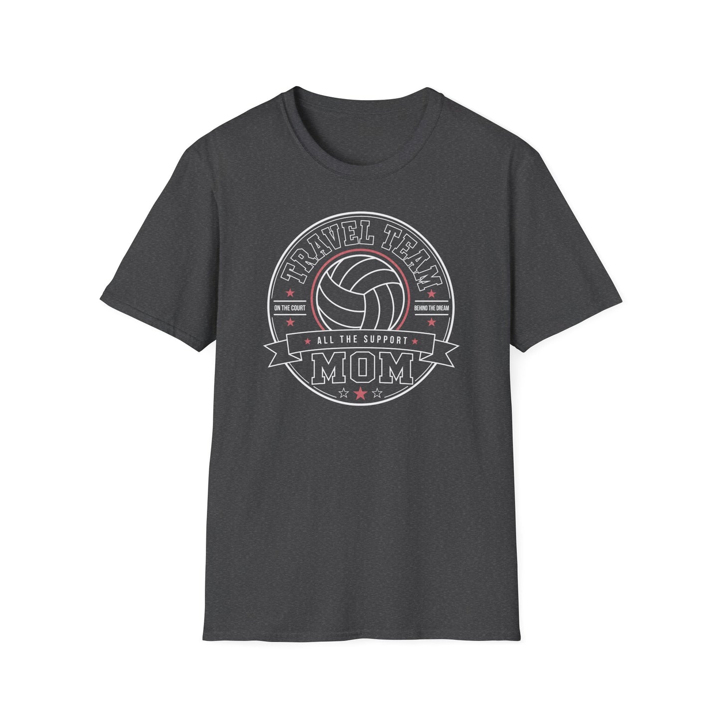 Travel team all the support mom volleyball T-Shirt