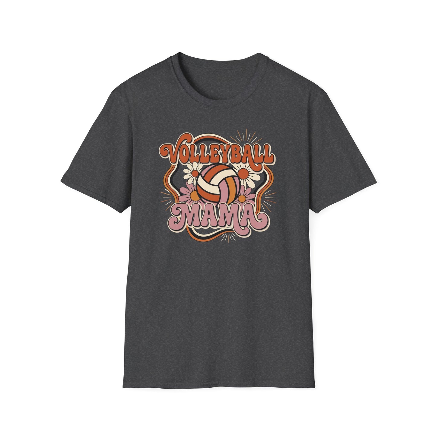 Volleyball mama flowers T-Shirt