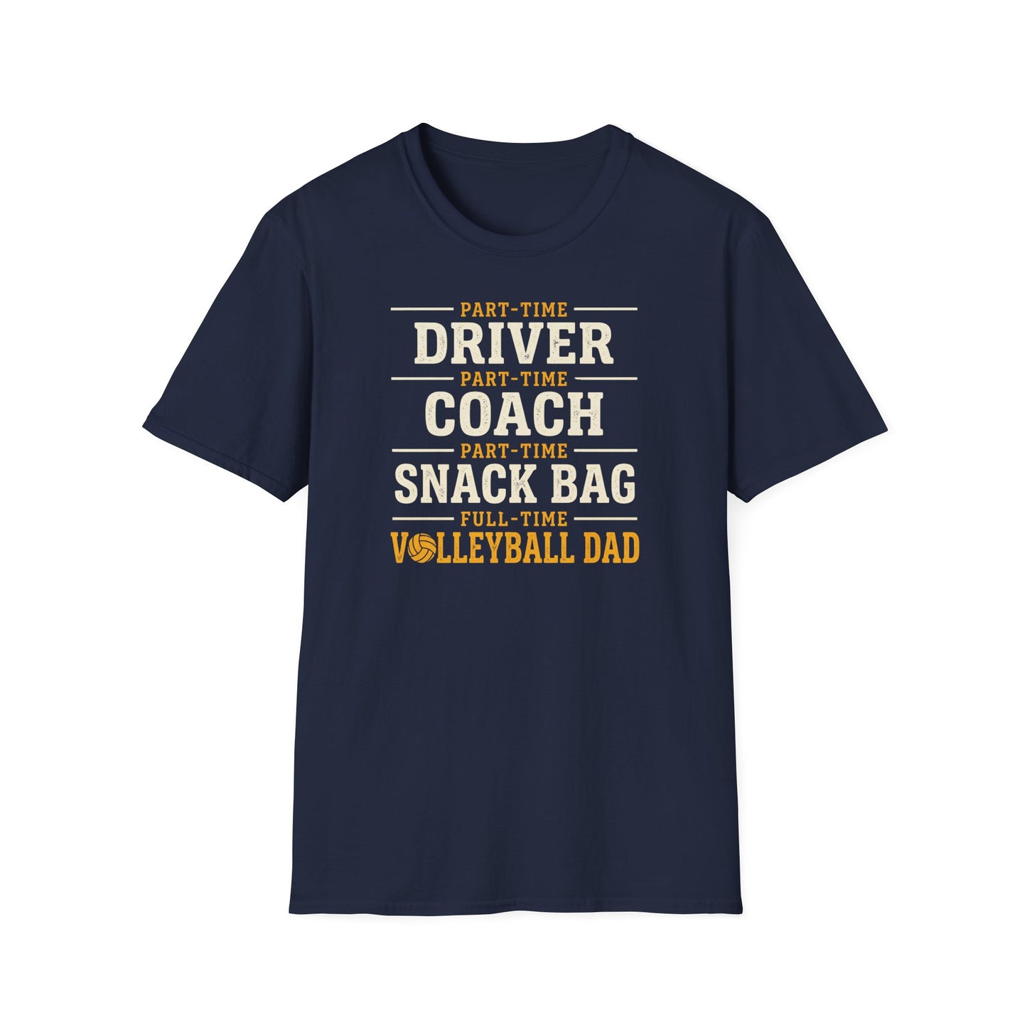 Driver coach snack bag volleyball dad T-Shirt