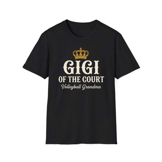 Gigi of the court volleyball grandma volleyball T-Shirt