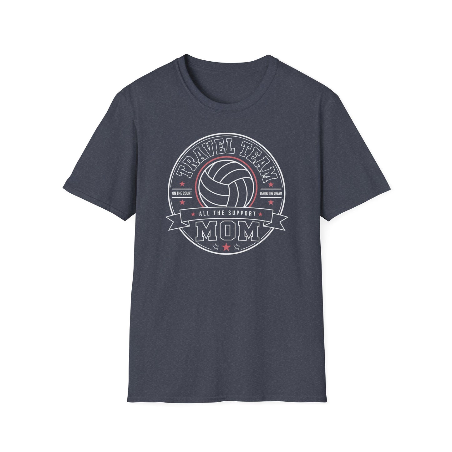 Travel team all the support mom volleyball T-Shirt