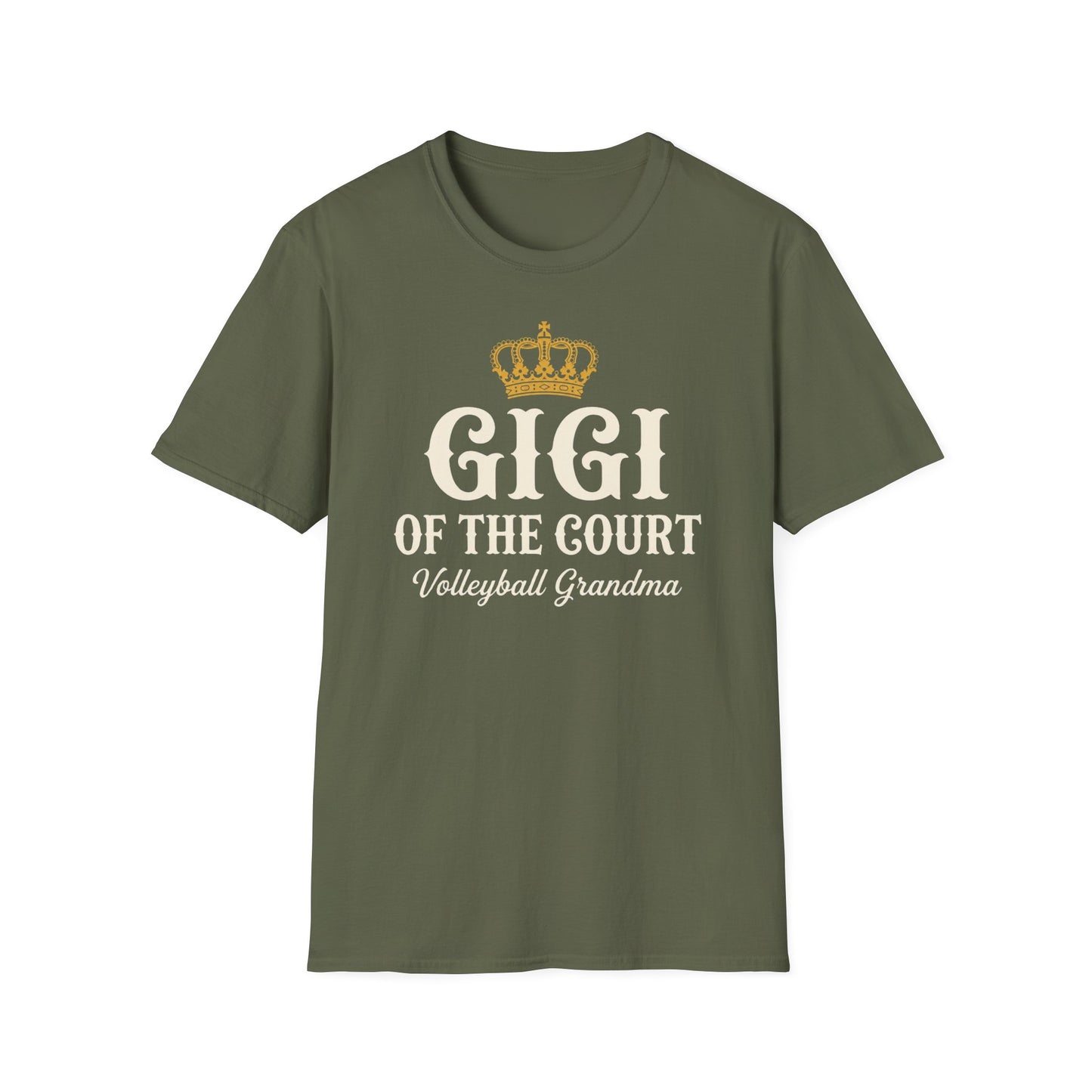 Gigi of the court volleyball grandma volleyball T-Shirt