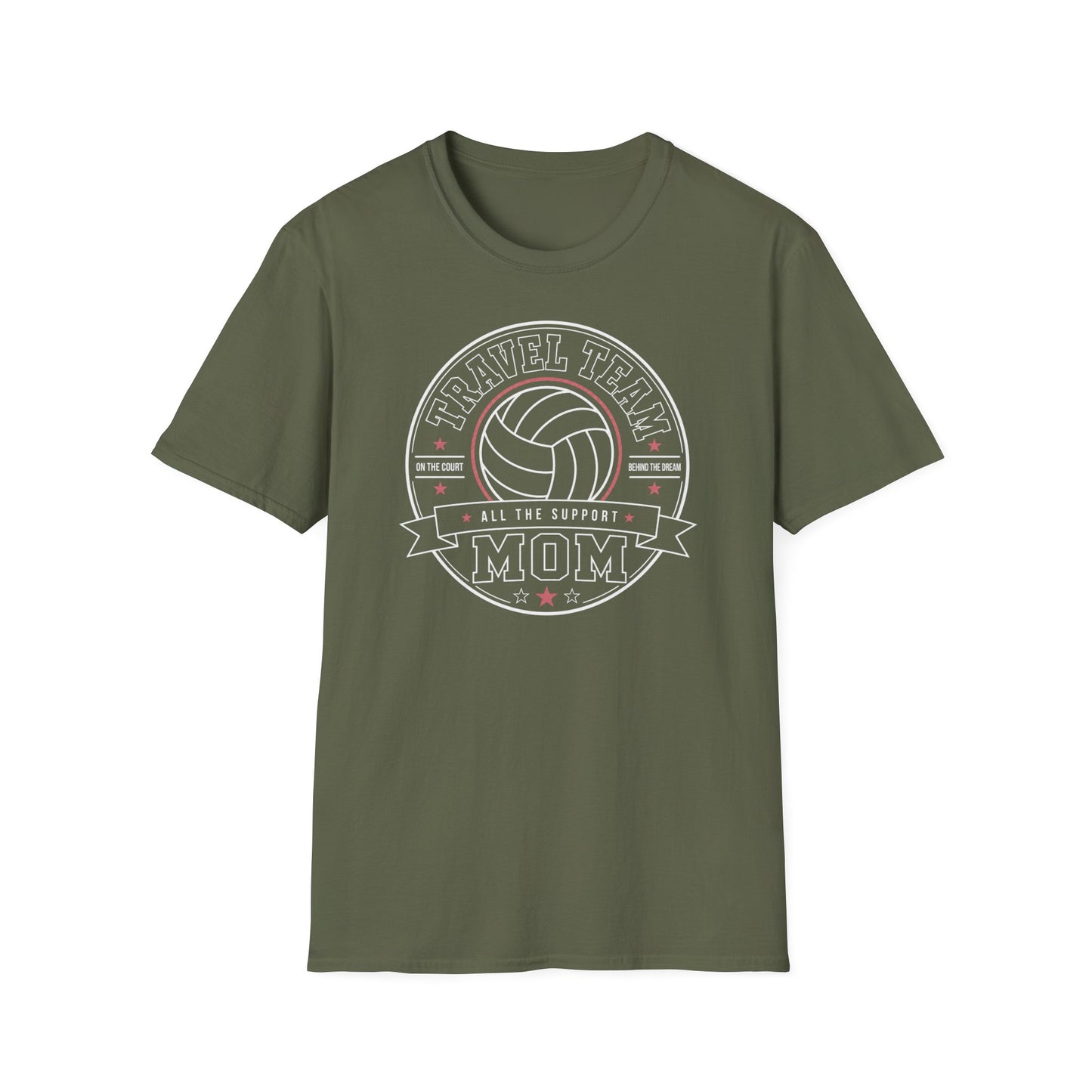 Travel team all the support mom volleyball T-Shirt
