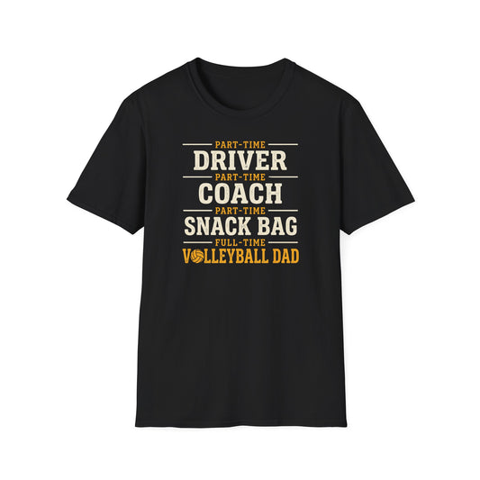 Driver coach snack bag volleyball dad T-Shirt